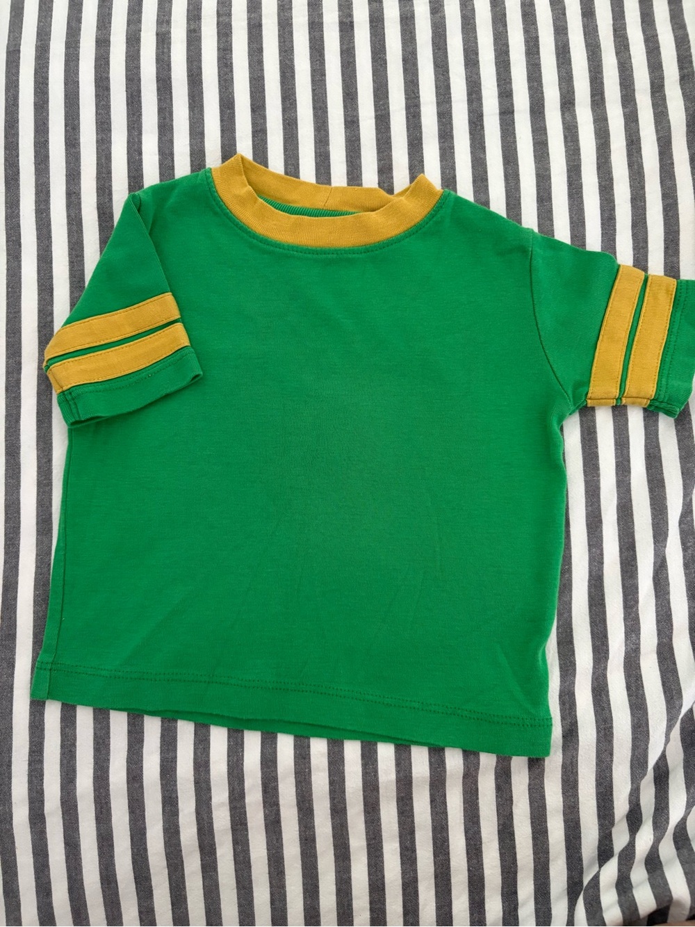 Misha and Puff Green and Yellow Rec Tee